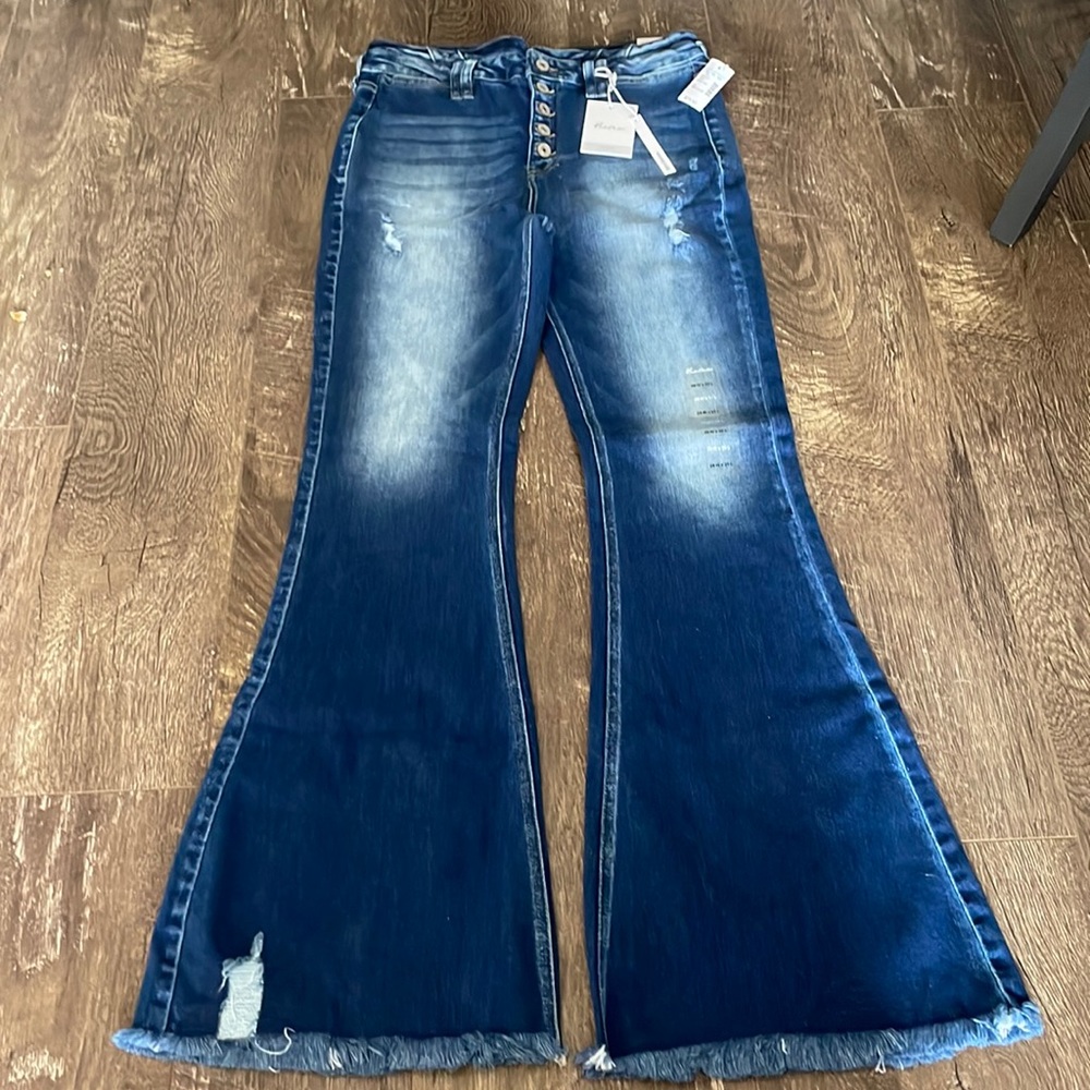 Maurice’s Kancan High Rise Flare Jeans - Picture 1 of 13
